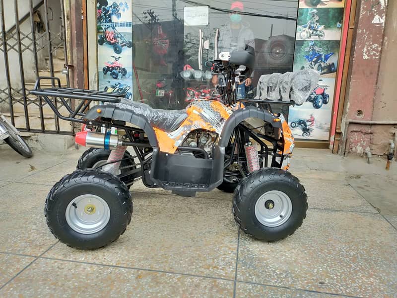 125cc Best for Hunting Atv Quad 4 Wheels Bike Deliver In All Pakistan. 1