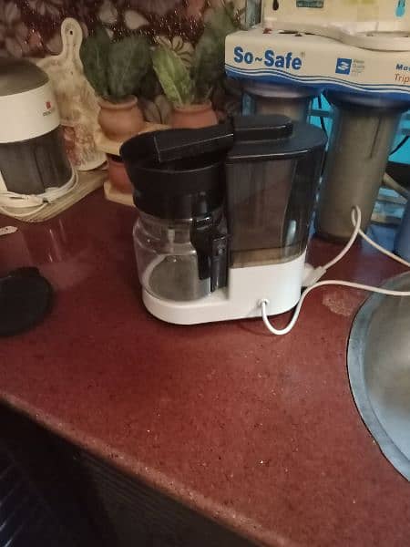 imported coffee maker with a box of filters 2