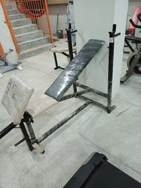 bench press chest multi bench dumbbell pullup bar multigym stand plate 1