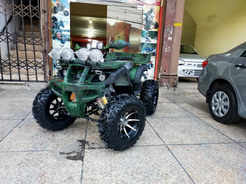 Full Monster Luxury Sports Allowy Rim 250cc Auto Engine Atv Quad Bikes 12