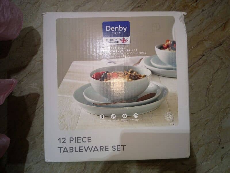 Made in UK Denby Intro 12 piece Table ware/ Dinner Set 0
