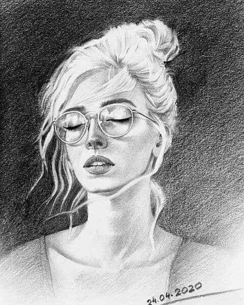 pencil sketch\ portrait 16