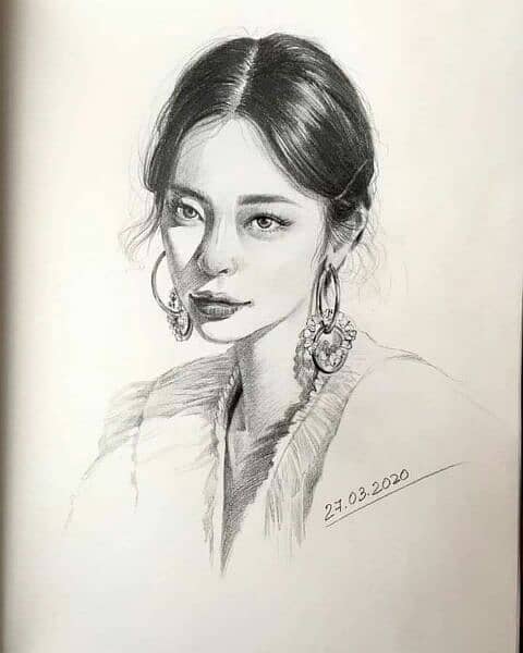 pencil sketch \ portrait 2