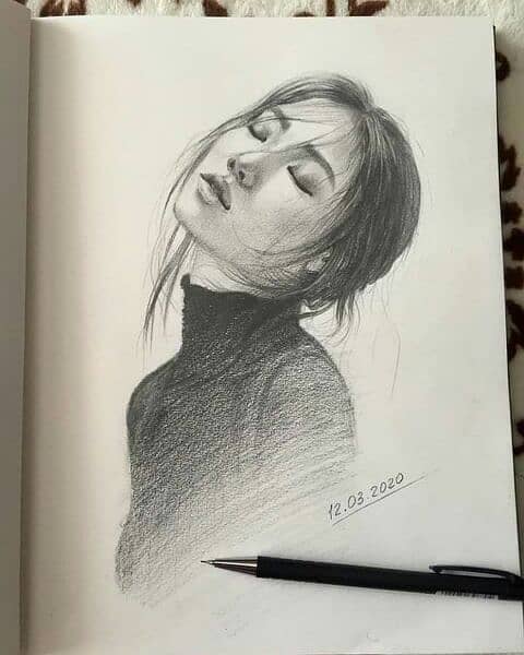 pencil sketch \ portrait 5