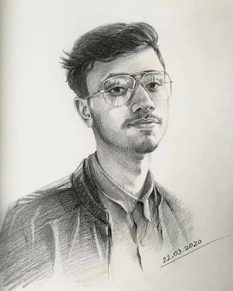 pencil sketch \ portrait 16