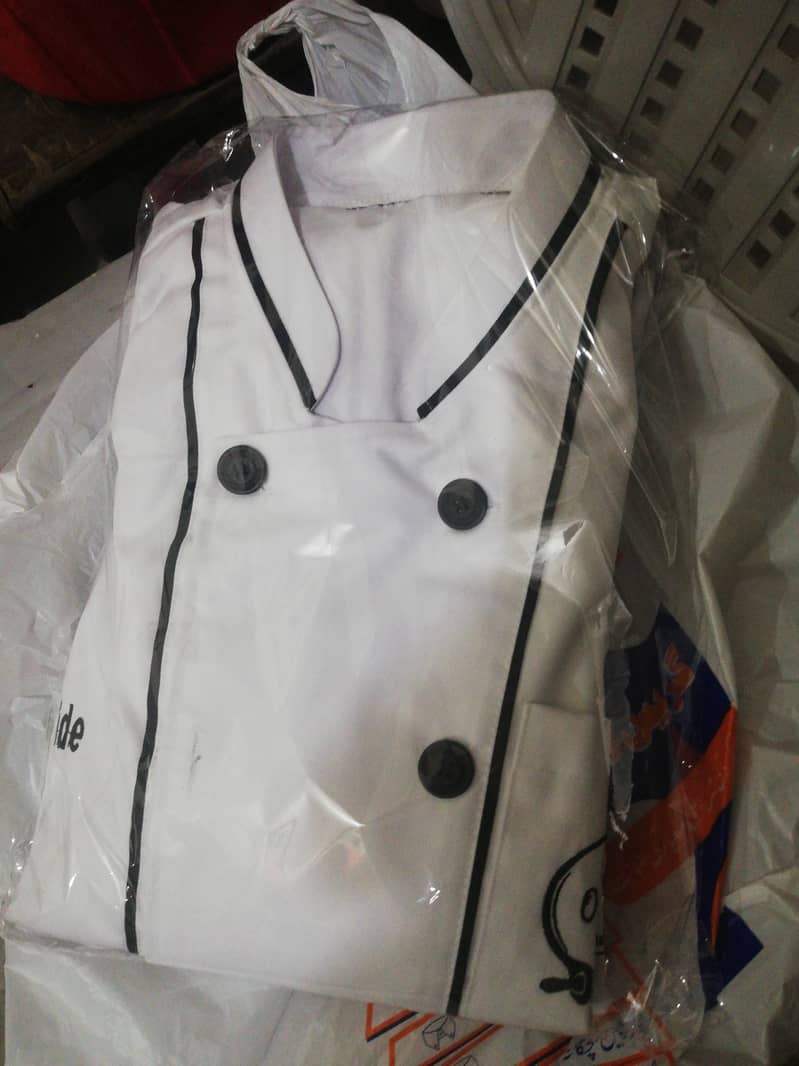 Chef Coat, Chef cap, Chef Apron, Chef Trouser, Hotel,Cook Uniform 1