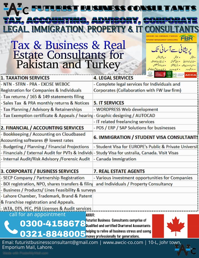 TAX LAWYER Quickbooks ERP Bookkeeping finance CA Consultant bank Audit 1