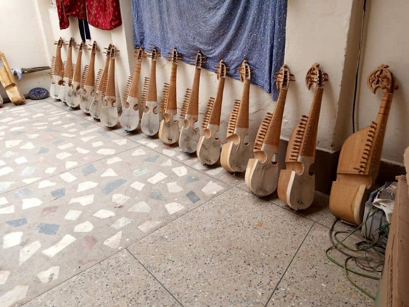 Rabab, plain rabab, Half sadaf rabab, full sadaf rabab 1