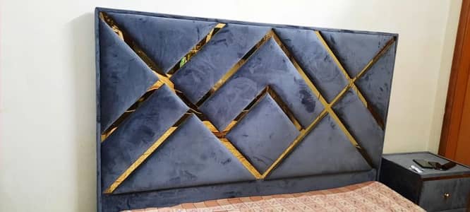 Brand New Bed With Dressing Table,Miror, Side tables