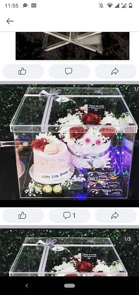 Acrylic  Boxes , Cake Box , Giveaway Boxes ,Eid Boxes ,Hajj Boxes Etc 13