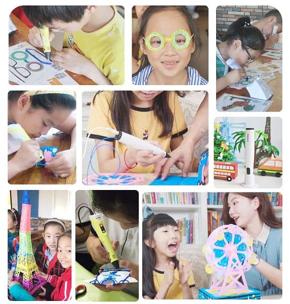 3D Pen with PCL Filament Educational,Art,Toy,Gift,Drawing,DIY 10