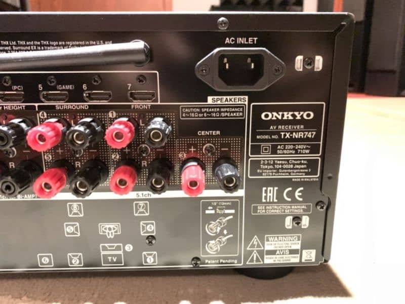 Onkyo  Dolby Atoms & DTS X Enabled 7.2 Ch AV Reciever ( home theater ) 2