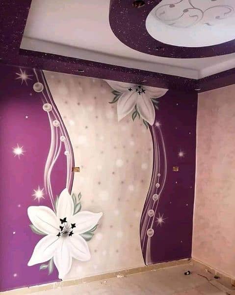 office and bedroom wall painting texture design for you 9