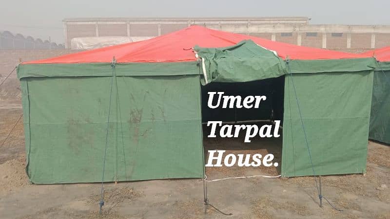 Labour Tent,Green Net,Oranger water proof Tarpal,Umbrella,Relief Tent, 1