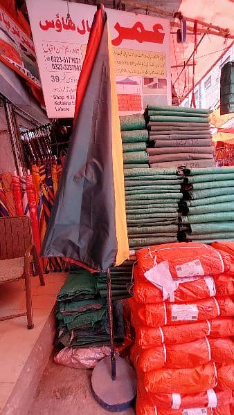 Labour Tent,Green Net,Oranger water proof Tarpal,Umbrella,Relief Tent, 6