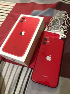 Need Urgent Cash Iphone 11 Red Color 128 Gb 10 10 With Box Non Pta Mobile Phones