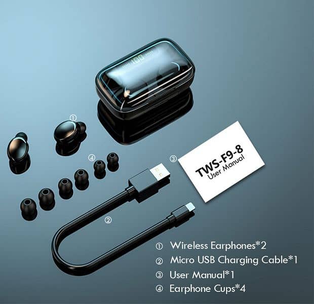 F9-5C Bluetooth airbuds 1