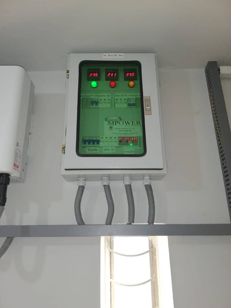 Solar installation services & Ac Dc breakers box 1