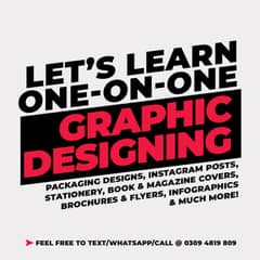 LET'S LEARN GRAPHIC DESIGNING.