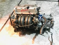 Honda cl7 k20a engine with Gear Box complete wiring