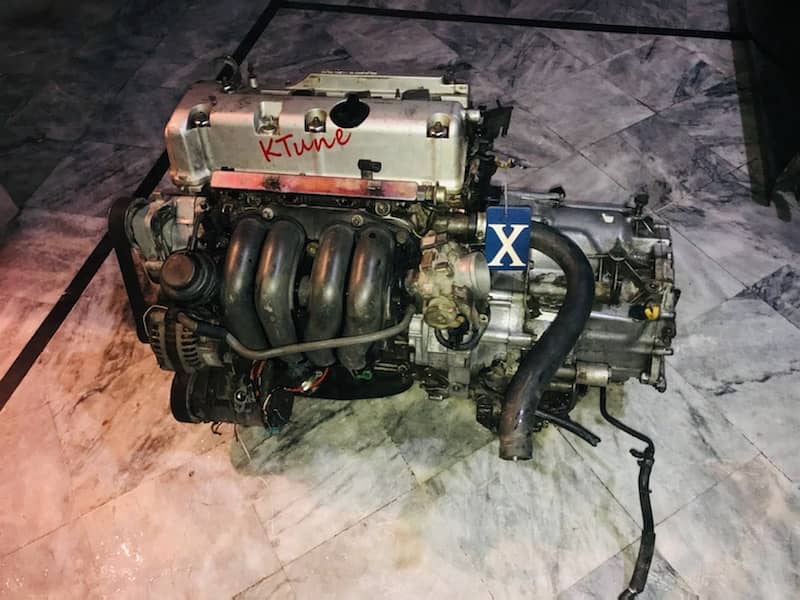 Honda cl7 k20a engine without Gear Box complete wiring 2