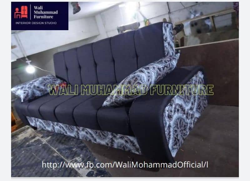 SOFA CUM BED WITH ARM REST 17