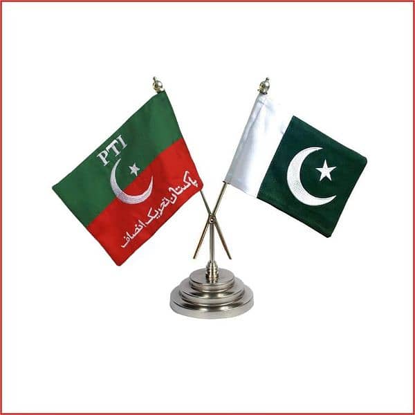 Pakistan Saudia dual table flag, executive 1