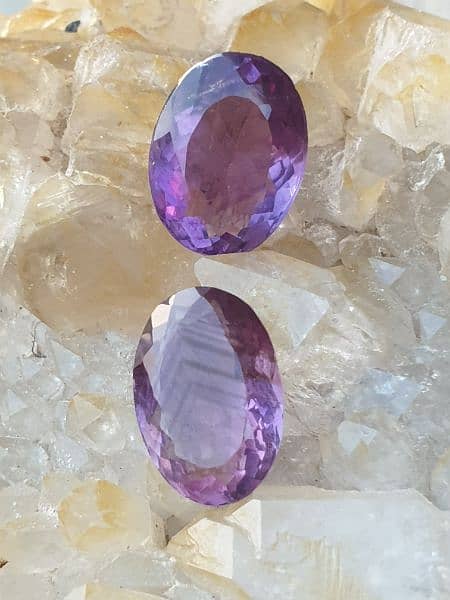 amethyst stone two pieces 5