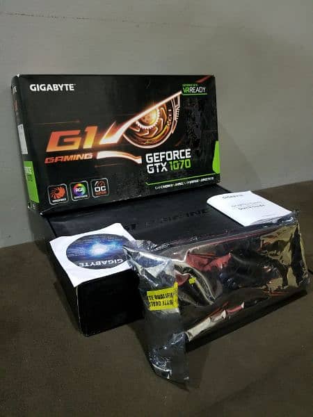 Nvidia Geforce GTX 1070 G1 Gigabyte 8(GB) OC Edition 3 Fan 0