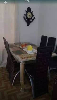 Dining table with 6 chair