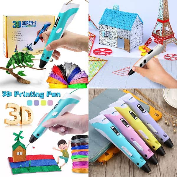 3D_Pen Drawing_pen for Kids With PLA/ABS Filament 1.75mm Birthday Gift 5