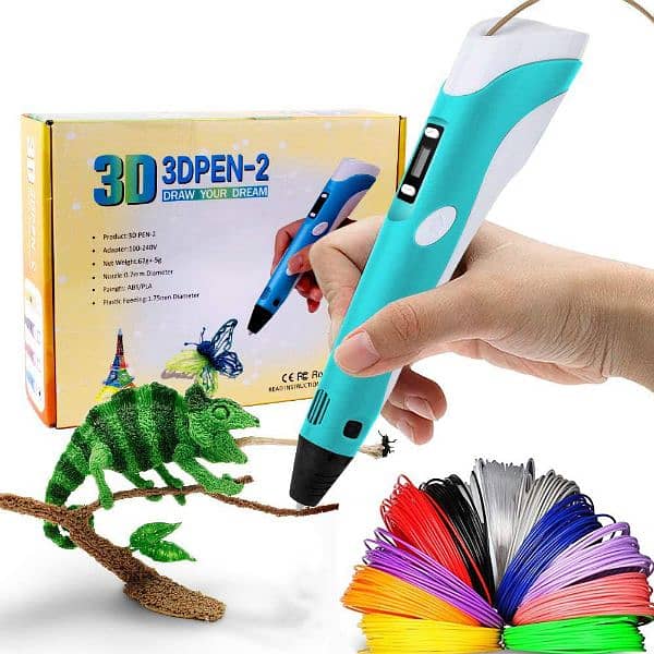 3D_Pen Drawing_pen for Kids With PLA/ABS Filament 1.75mm Birthday Gift 6
