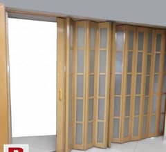 TV lounge and dining room partition PVC Folding Doors 0