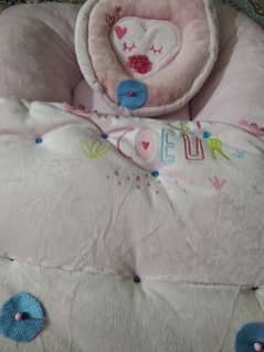 beautiful hand made baby sleeping bag