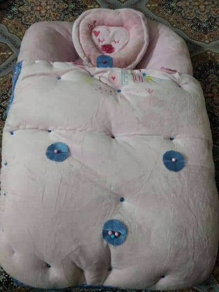 beautiful hand made baby sleeping bag 2