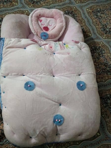 beautiful hand made baby sleeping bag 3