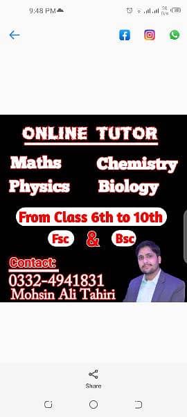 Online teacher
