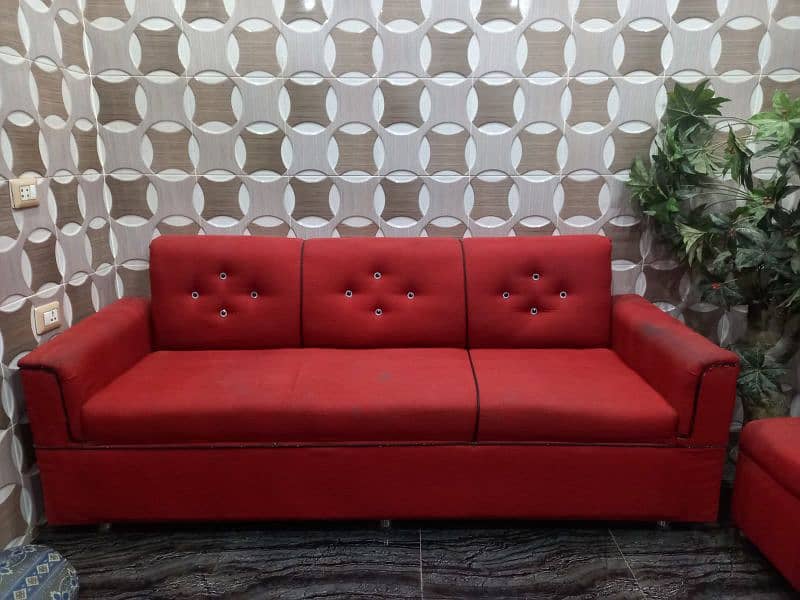 sofa set 7 seater wid table 2