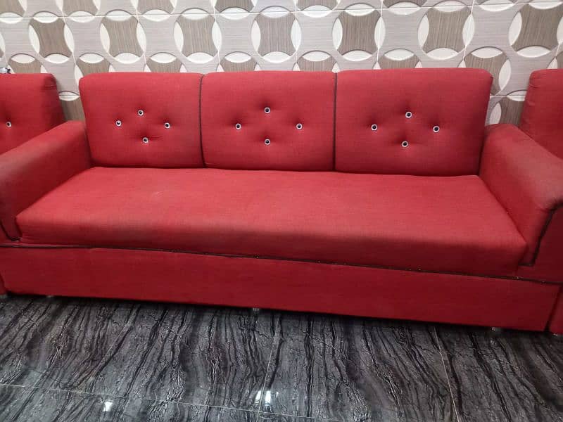 sofa set 7 seater wid table 4