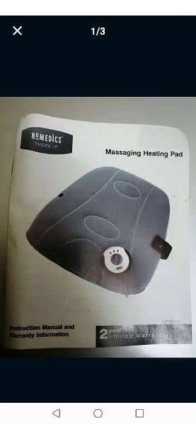 Multifunctional body massager with heating 1