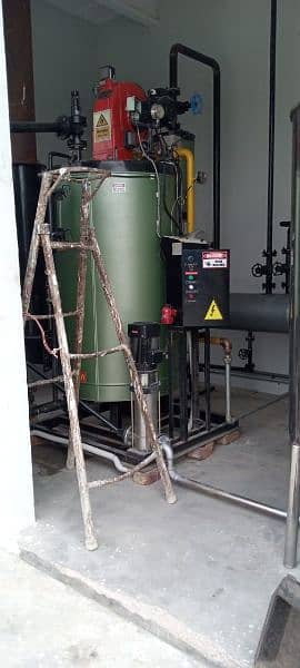 steam boiler/steam generator 13