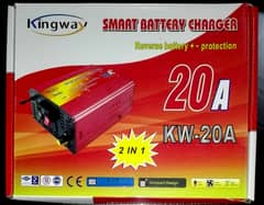 20Amp 12v Smart Battery Charger / Adapter for 12v Battery Fan Light 0