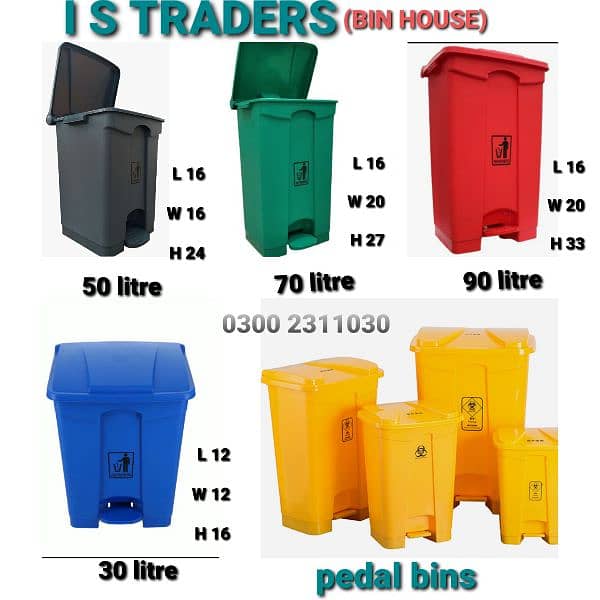Dustbin/wastebins/Trash Bins/Wheelbin/Waste Trolley at wholesale price 6