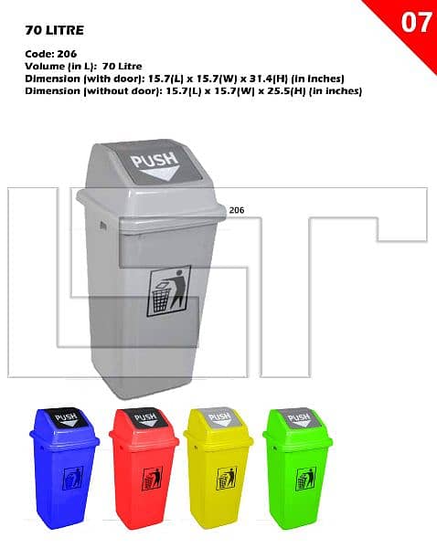 Dustbin/wastebins/Trash Bins/Wheelbin/Waste Trolley at wholesale price 8