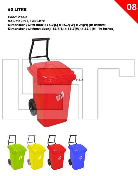 Dustbin/wastebins/Trash Bins/Wheelbin/Waste Trolley at wholesale price 9