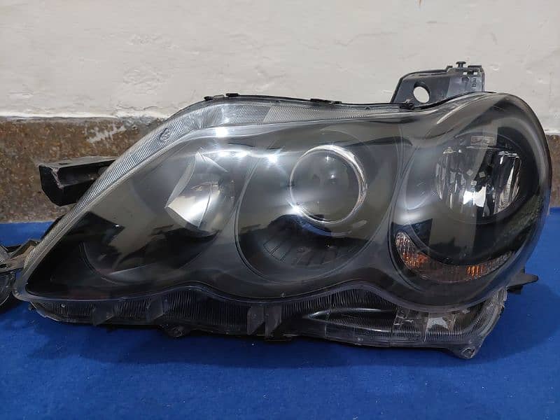 Toyota Mark X 2005 Black Smoked Front Headlights Forsale 2