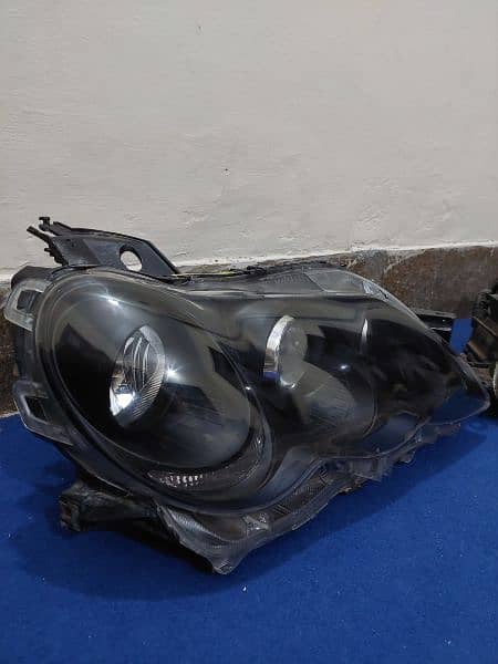 Toyota Mark X 2005 Black Smoked Front Headlights Forsale 4
