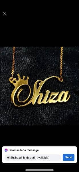 gold plated name pandant 11