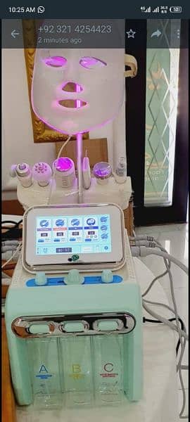 eight in 1 Hydra Facial machines available 1