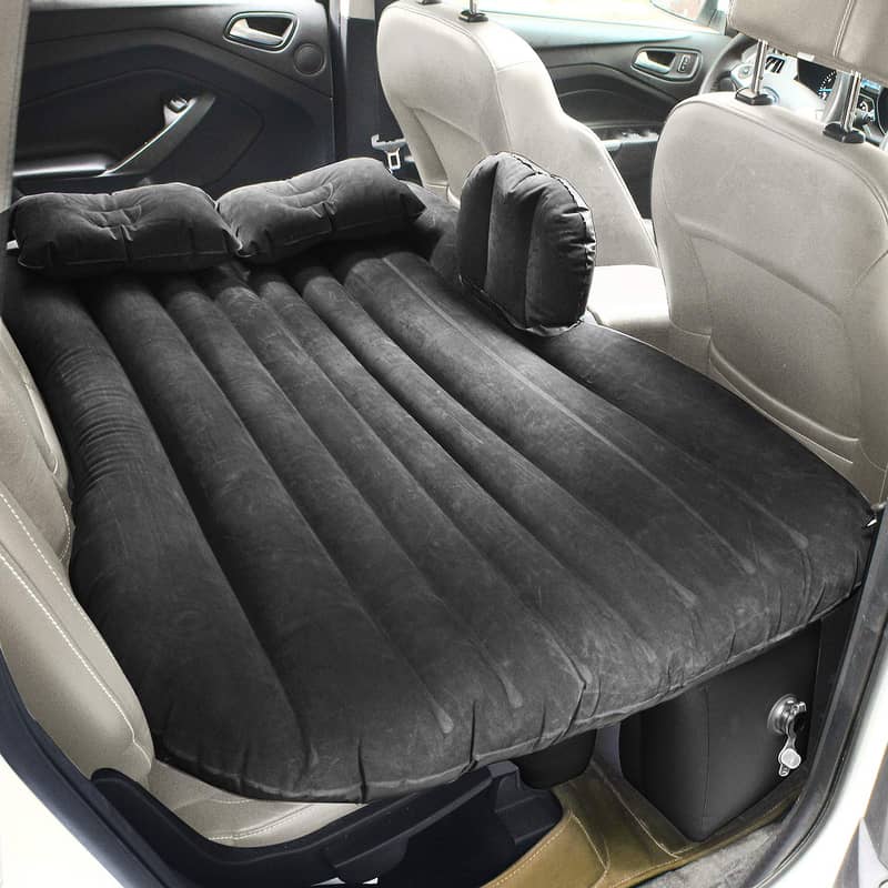 Universal Car Air inflatable Mattress with 2 Pillows & Air Pump 0